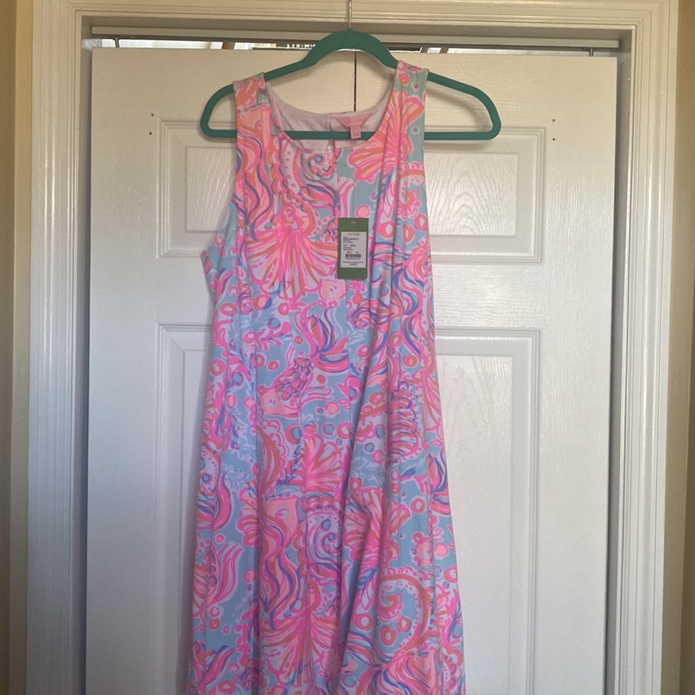 Lilly pulitzer felicty dress too much bubbly nwt xl - Picture 2 of 5